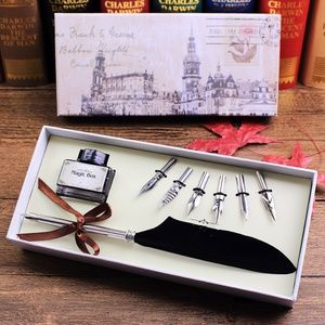 Christmas Gift - Quill Pen with 6 Nibs
